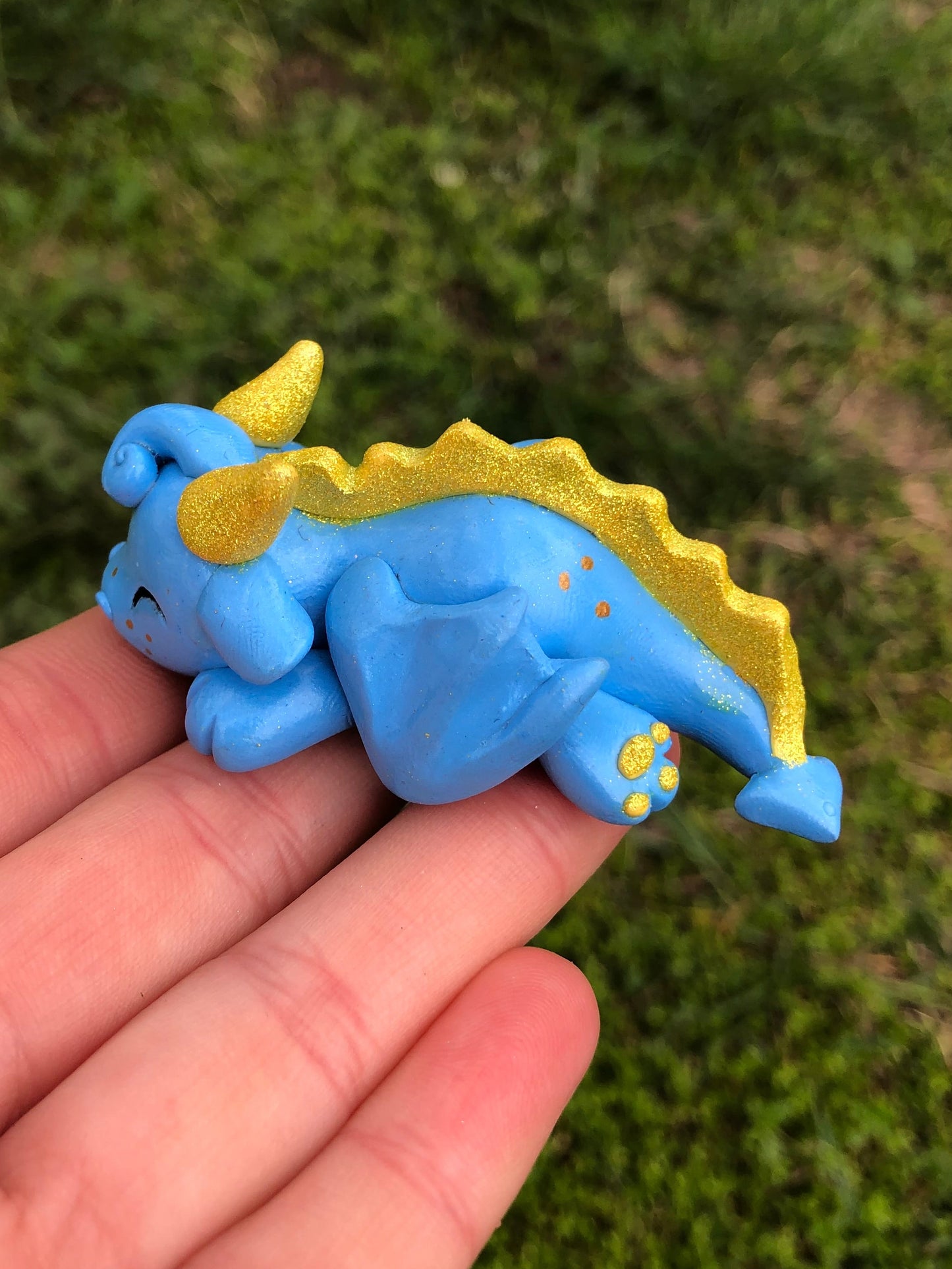 Blue Sleepy Dragon