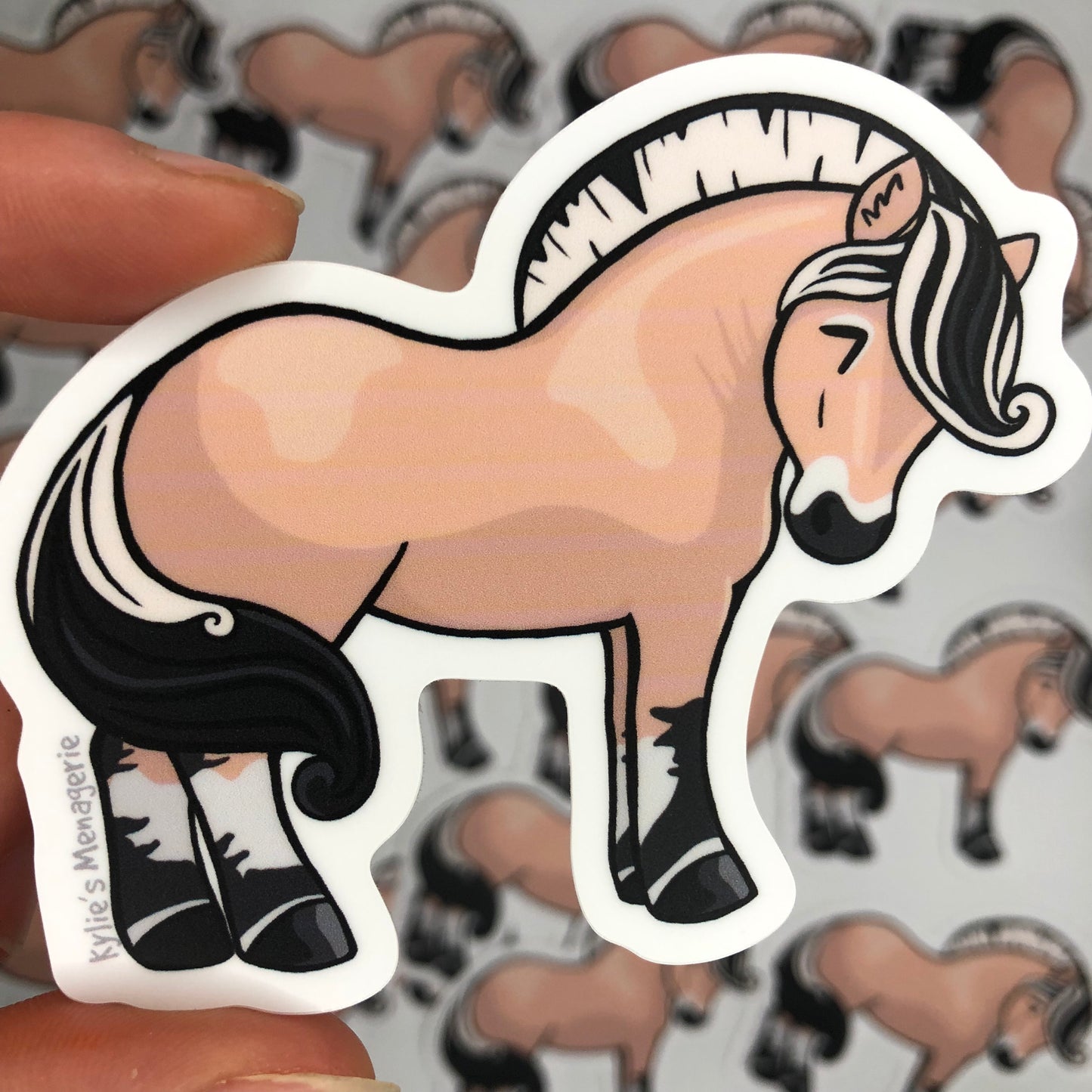 Misprint fjord sticker