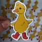 Misprint duck sticker