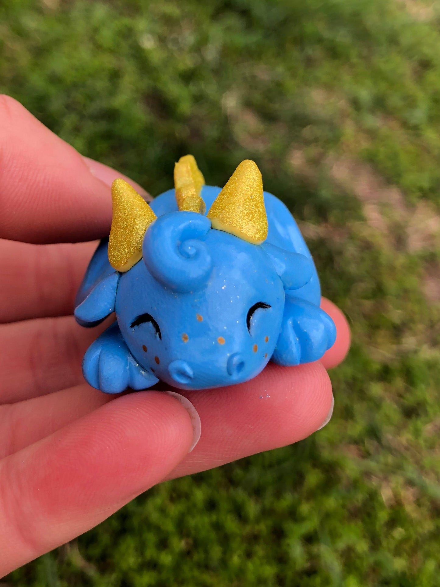 Blue Sleepy Dragon