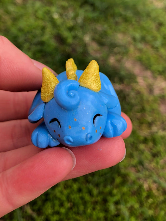Blue Sleepy Dragon