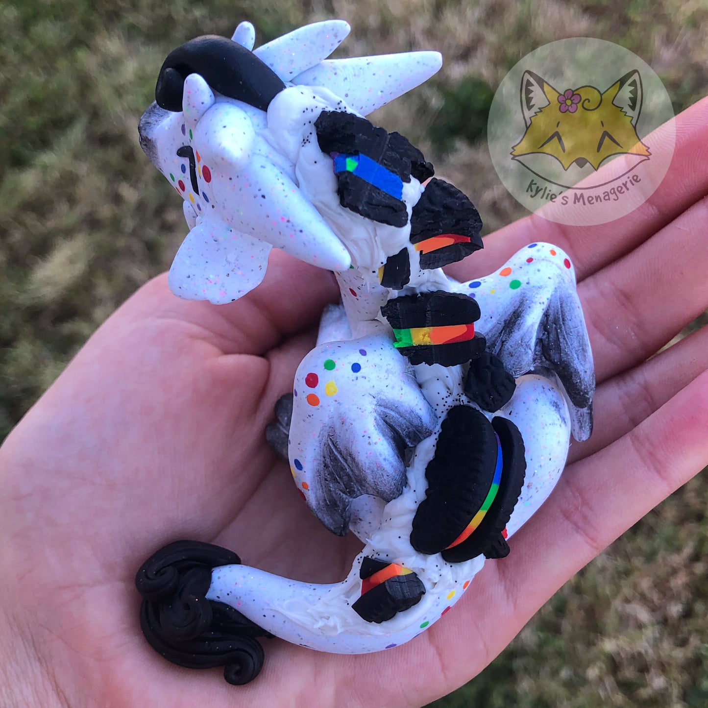 PREORDER Rainbow Oreo dragon