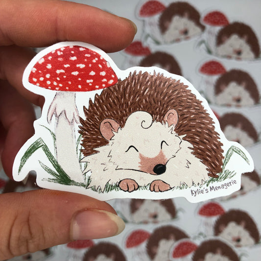 Misprint hedgehog sticker