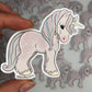 Misprint unicorn sticker