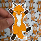 Misprint fox sticker #2