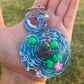 Hippopotamus polymer clay resin keychain art