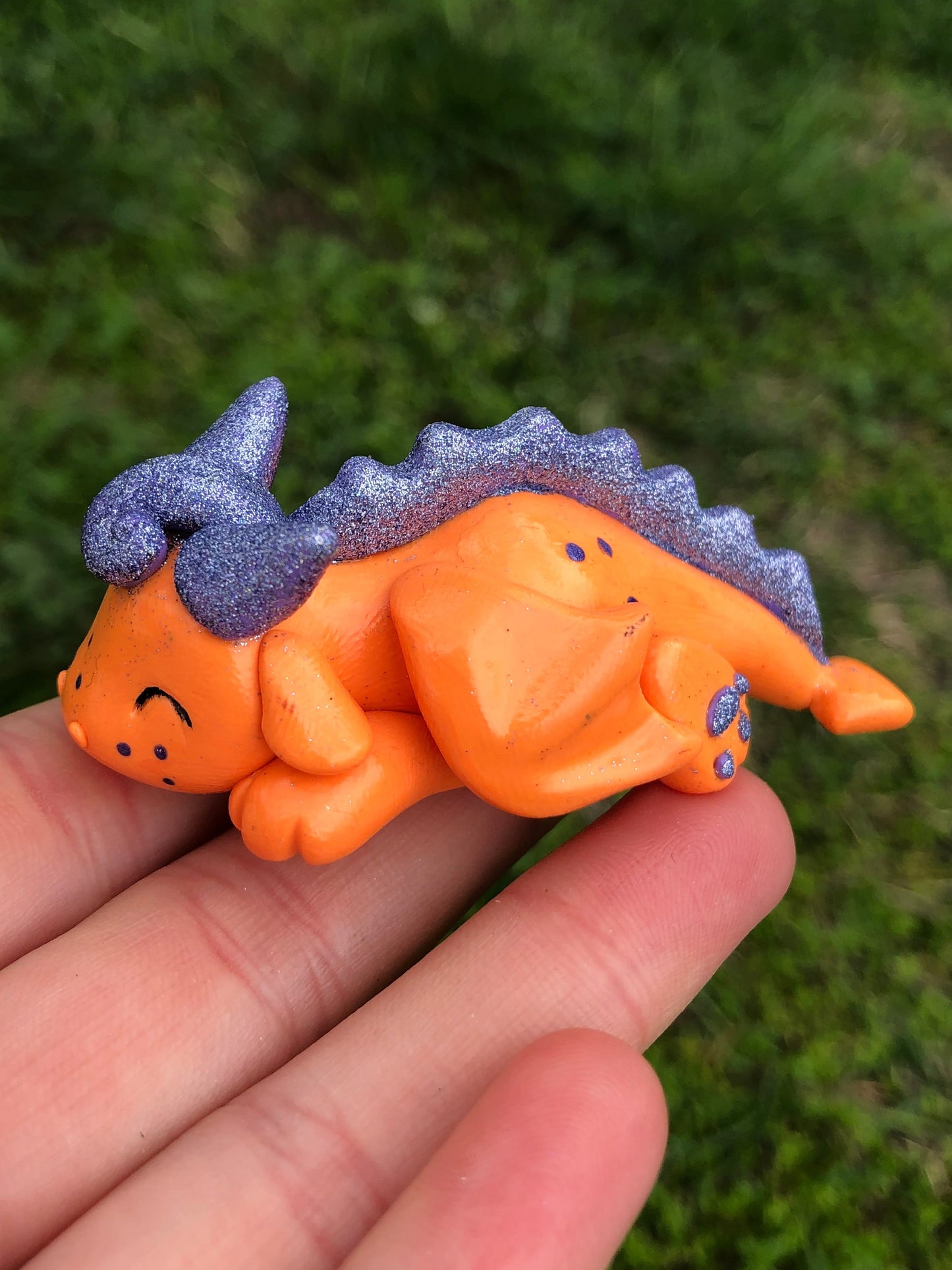 Orange Sleepy Dragon
