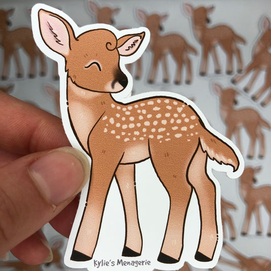 Misprint fawn sticker