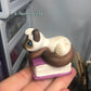 Custom Book Cat sculpture