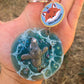 Elephant polymer clay resin keychain art