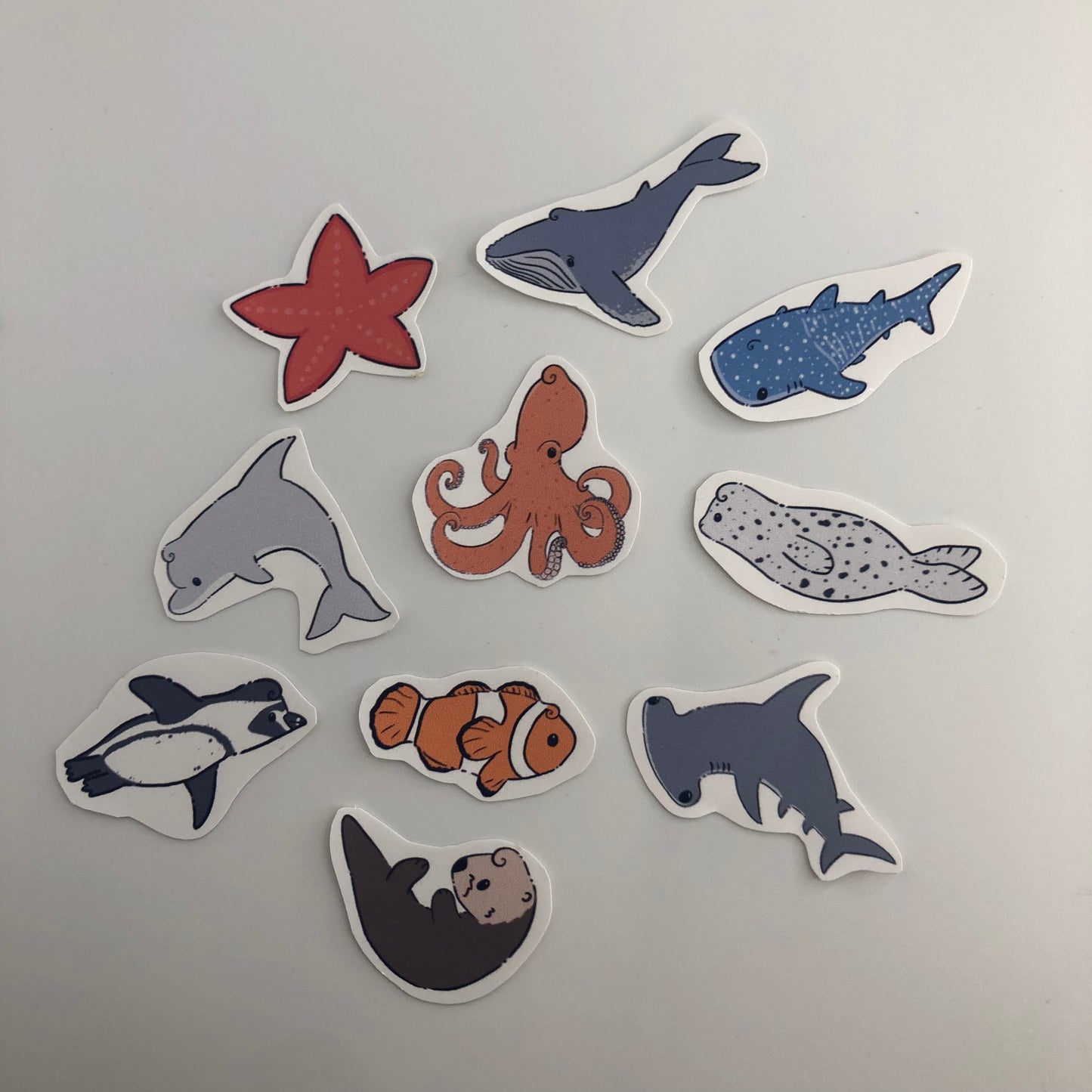 Ocean creature sticker flakes