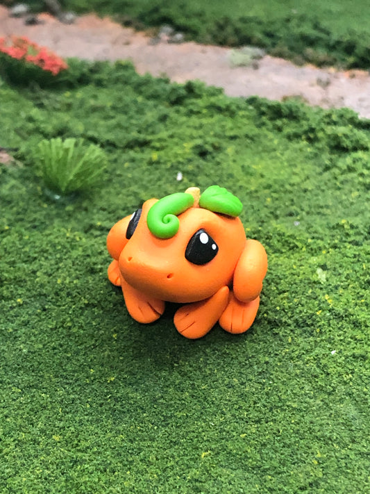 Tiny tangerine frog