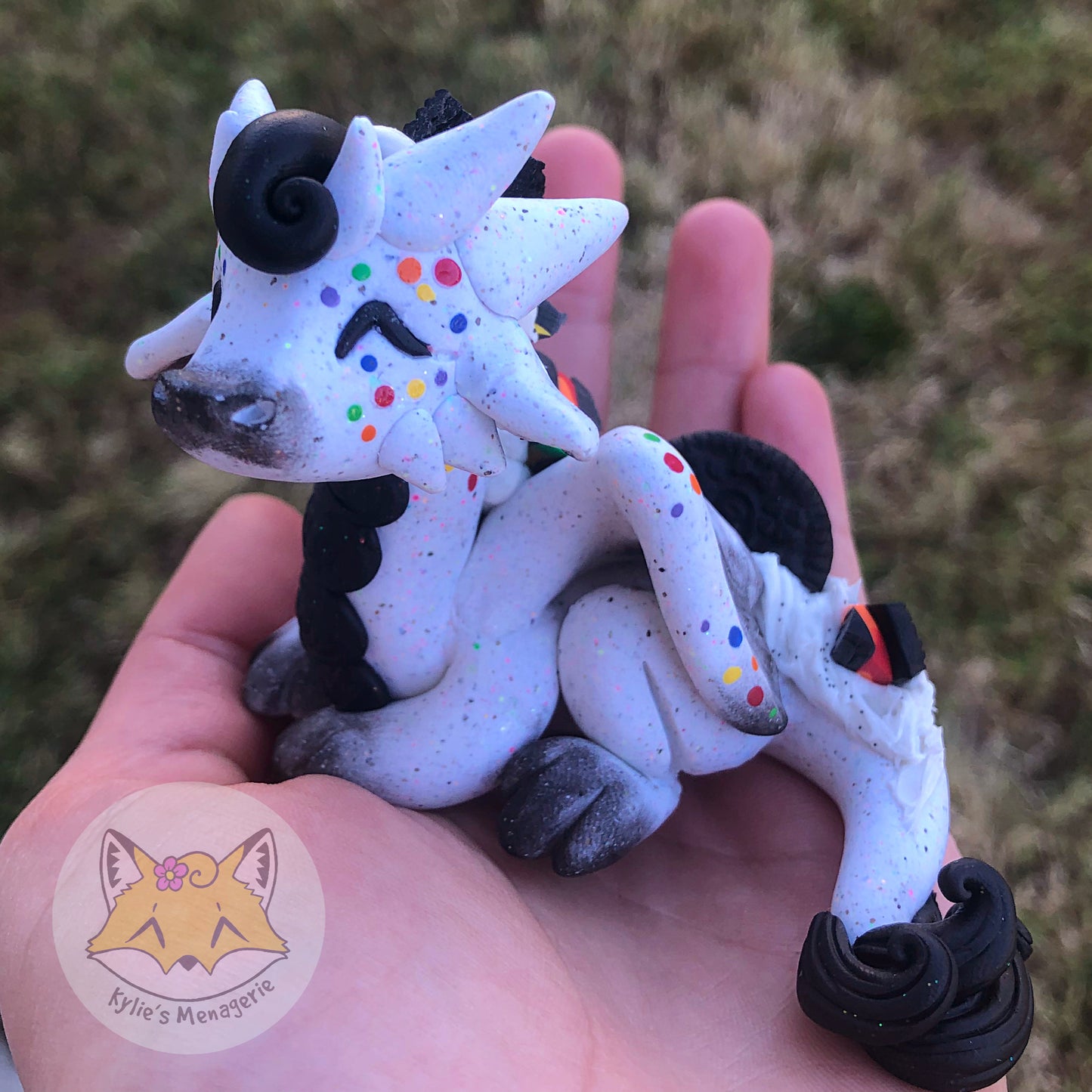 PREORDER Rainbow Oreo dragon