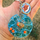 Capybara polymer clay resin keychain art