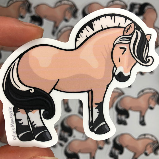 Misprint fjord sticker