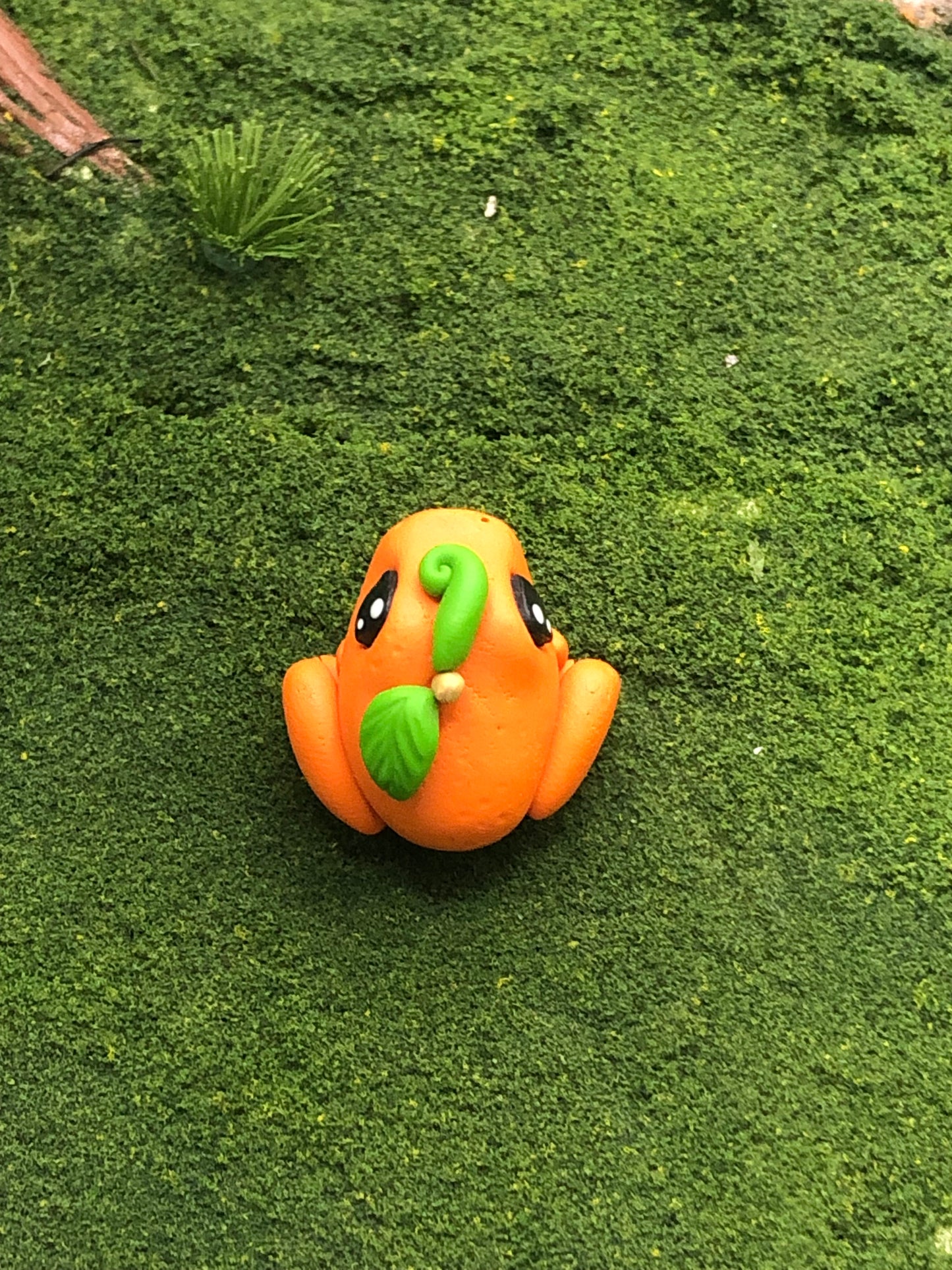 Tiny tangerine frog