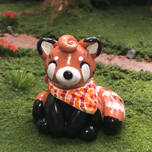Tie dye red panda