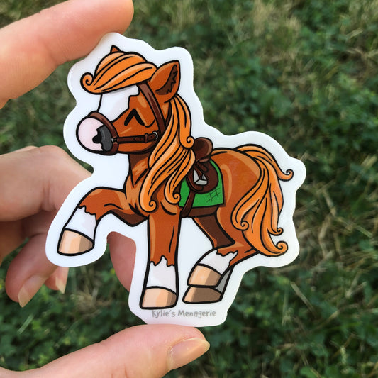 Prancing Pony Sticker