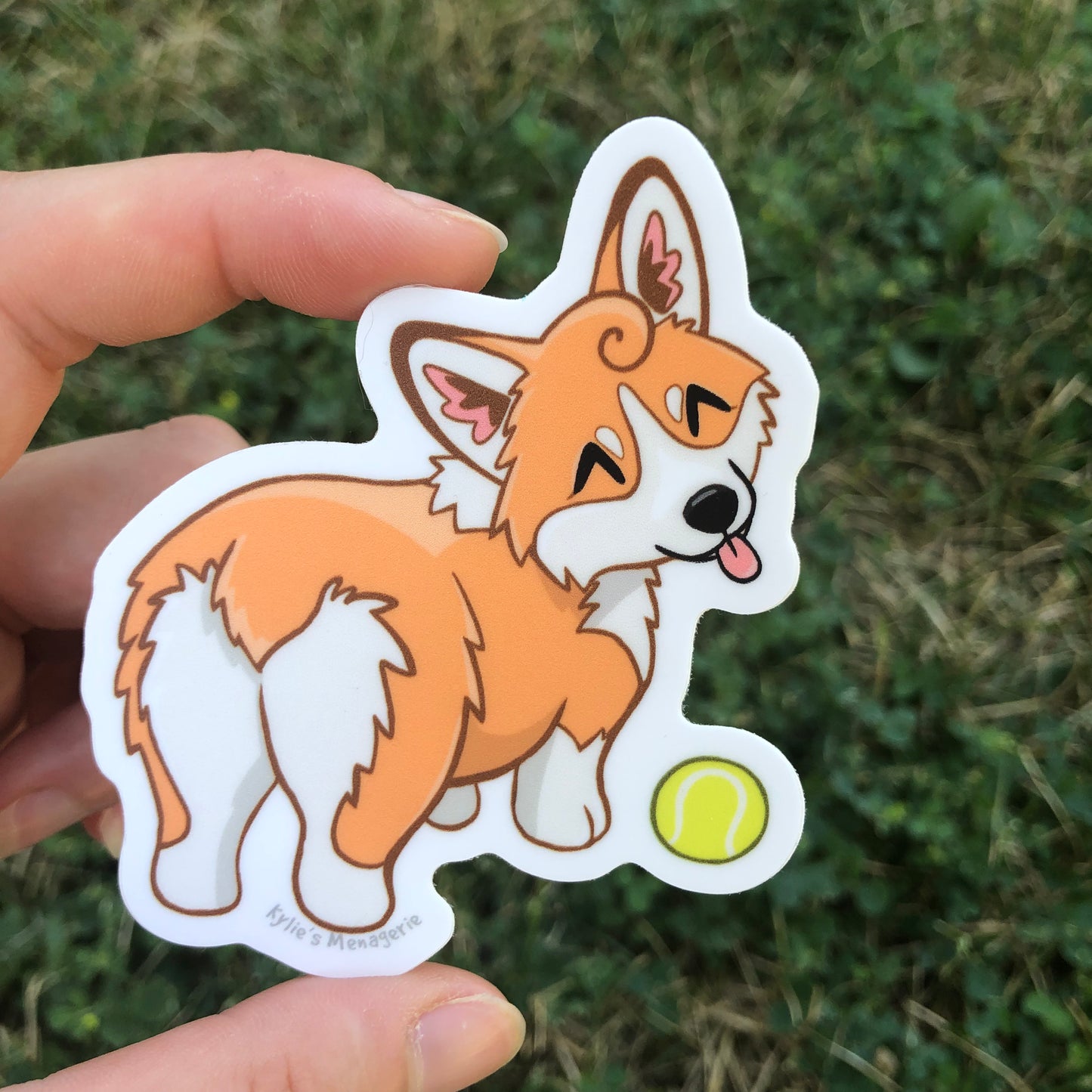 Corgi sticker